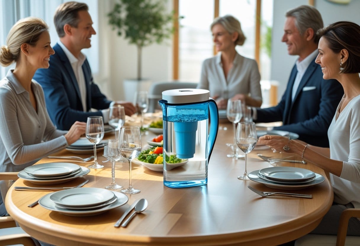 Sådan skaber du den perfekte middag med et ovalt spisebord og en vandfilterkande til rent drikkevand