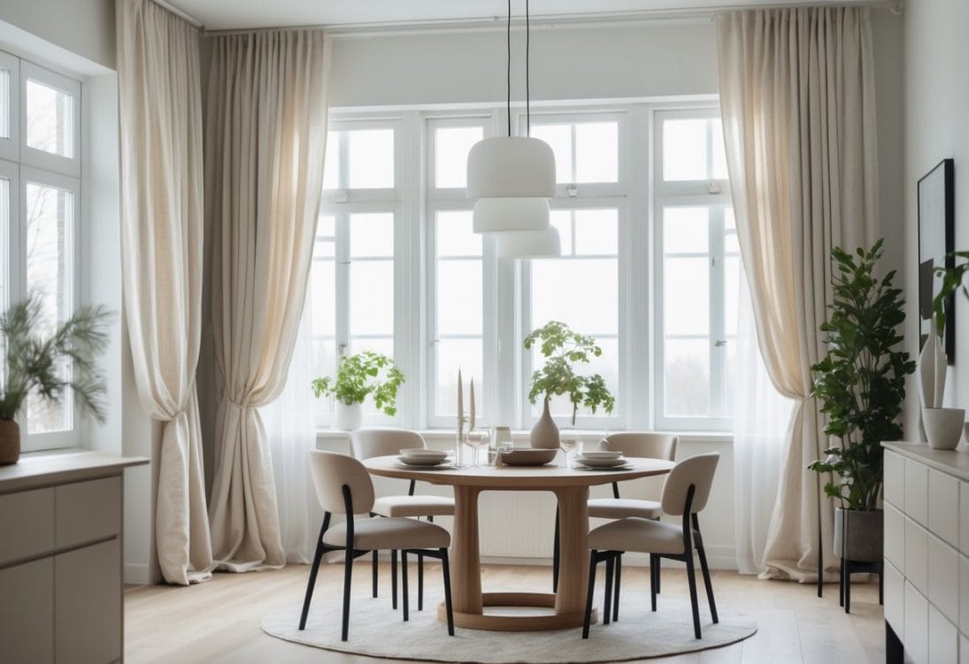 Sådan skaber du den perfekte spisestue med gardiner i Middelfart